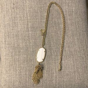 White Kendra Scott Necklace